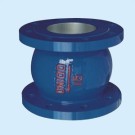 DN40 PN16 spring loaded noise elimination silent check valve