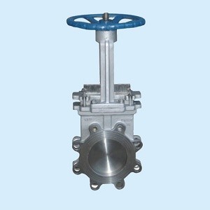 Handhwheel PN10 ductile iron wafer knife Gate Valves