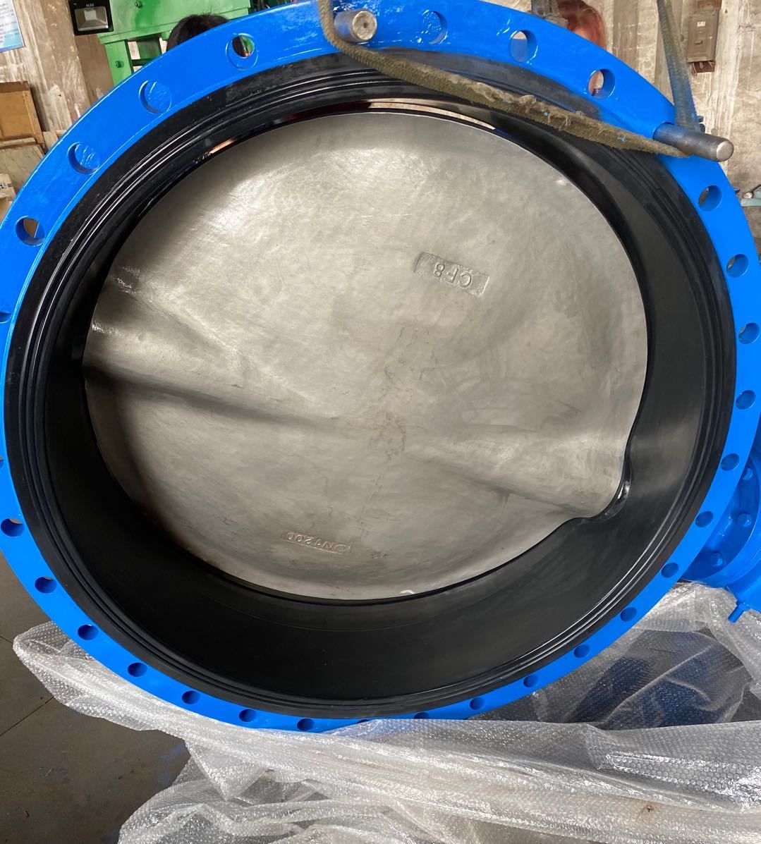What is the maximum size of the company's butterfly valve?