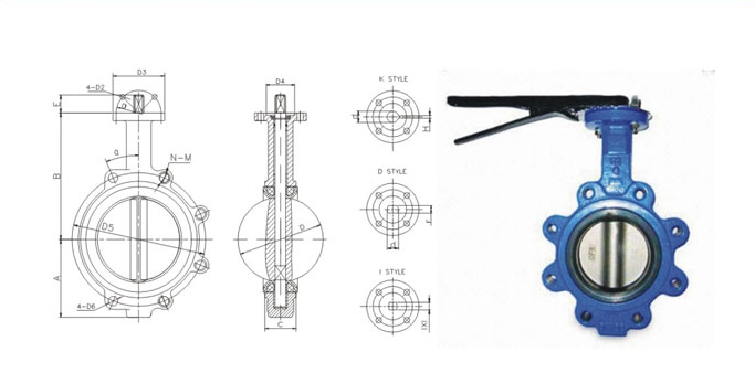 butterfly valve detail images