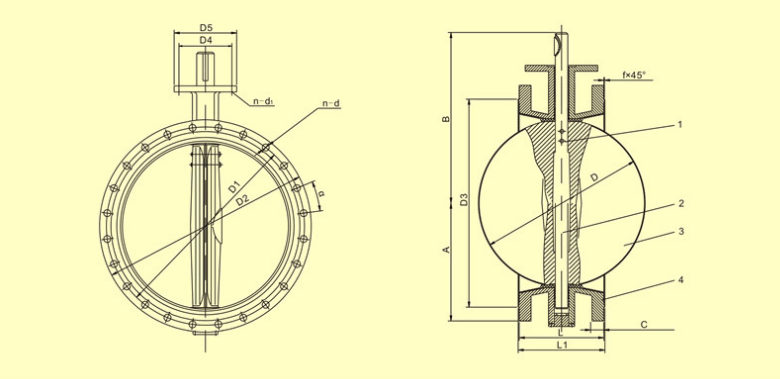 butterfly valve detail images