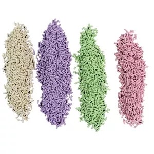 Flushable Tofu Cat Litter  Clumping Bulk multi-color flavor