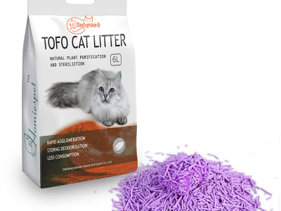 Lavender Scent plant Based tofu Cat Litter dust free