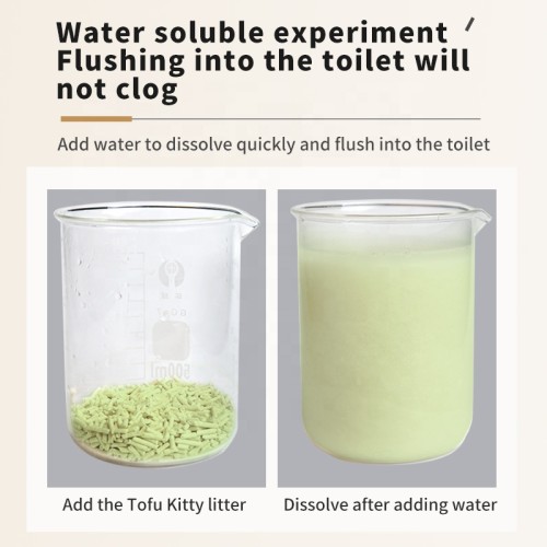 Good Water SolubilityLight Weight Tofu Cat Litter