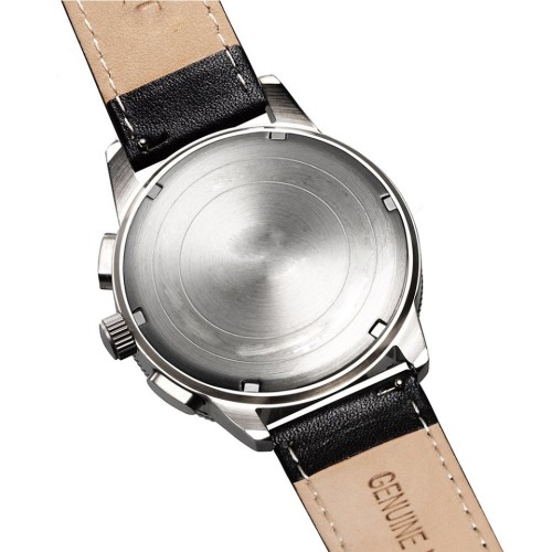 3-Augen-Chronographen-Uhrwerk mit wasserdichtem Kalendergehäuse aus Edelstahl zum Anpassen des eigenen Logos