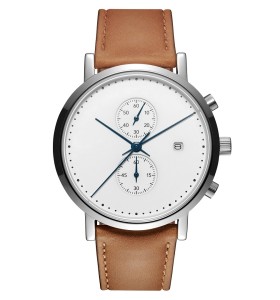 Chronograph Quarzwerk Armbanduhr Herren Edelstahl Material Armbanduhr