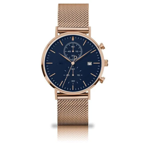 Personaliza tu reloj de hombre con reloj de acero inoxidable resistente al agua