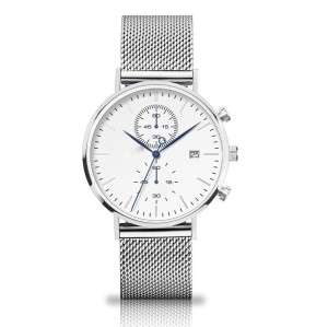 Personalize o seu logotipo relógio masculino aço inoxidável relógio à prova d'água