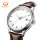 Benutzerdefinierte Zifferblatt Design klassische Datum Männer Leder Uhrenfabrik Hersteller