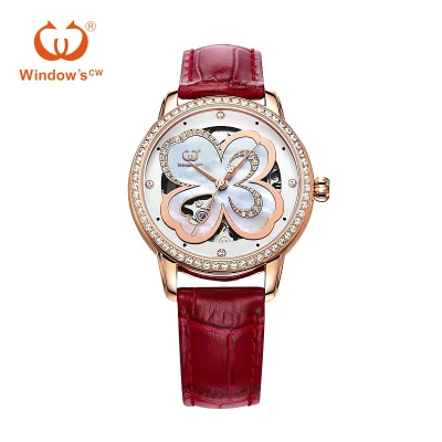 Moda personalizada mujer fabricante de relojes de lujo reloj automático