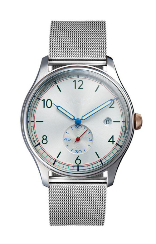 Reloj de hombre de banda de cuero italiano de grano completo y superior de China Watch Factory