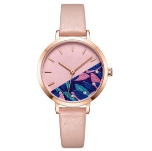 Reloj de pulsera con esfera de impresión 3D personaliza tu logotipo reloj de moda para mujer