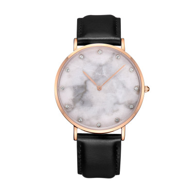 Marble Dial Minimalist Natural Stone watch customized marble watch