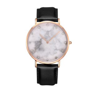 Marble Dial Minimalist Natural Stone watch customized marble watch