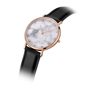 Relógio de mármore fabricante de mármore personalizado discagem minimalista relógio de pedra natural