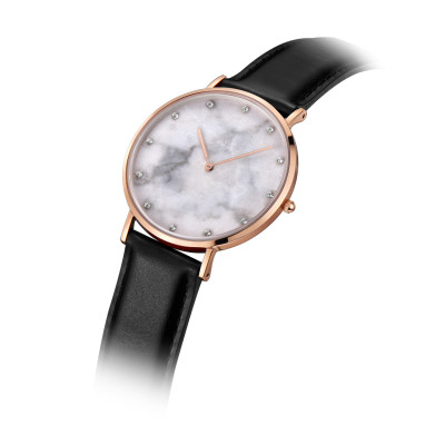 Marble Dial Minimalist Natural Stone watch customized marble watch
