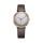 3 hand quartz movement men's stainless steel case and leather strap quartz watch