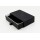 Boîte de paquet de montre en cuir de forme carrée noire de haute qualité avec oreiller en PU