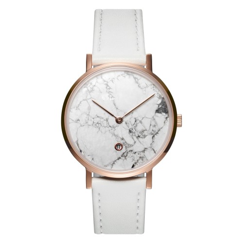 Relógio de pulseira de malha fina de design minimalista OEM do fabricante de relógios personalizados