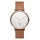 Uhr mit schmalem Netzarmband im OEM-Minimal-Design vom Hersteller einer Spezialuhr