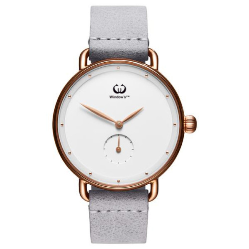 Damen Armbanduhr minimalistischen Stil Uhr individuelles Logo Quarzwerk Uhr