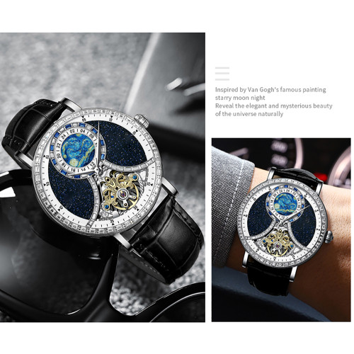 What is the principle of automatic mechanical watch?