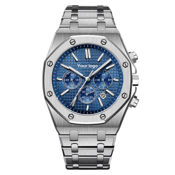 Custom Fashion Water Resistant Stainless Steel Mutli-function Quartz Movement Wrist Watches For Men