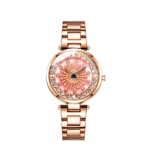 Fashion Waterproof All Steel Strap Japanese Quartz Movement Wrist Watches For Women Waterproof