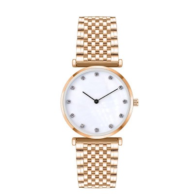 Fashion Mother of pearl dial 3ATM Waterproof Quartz Watch Japanese Movement Couple Watches For Lover