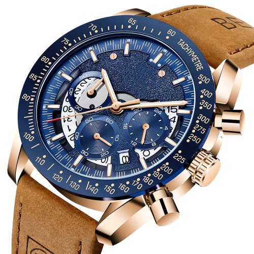 What are the three small dial diagrams in the watch?