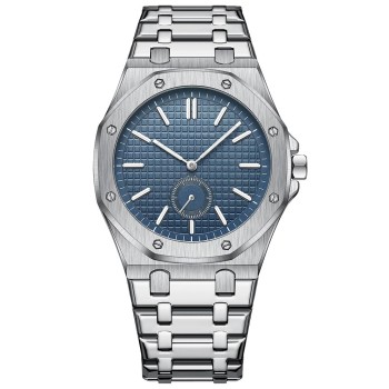 Business Luminous Needle Mineral Glass Stainless Steel Strap Waterproof Quartz Watch For Men