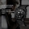 Popular Multi-functional Leather Waterproof Fashion Sports Calendar 6-pointer 24-hours Chronometer Wrist Quartz Watch