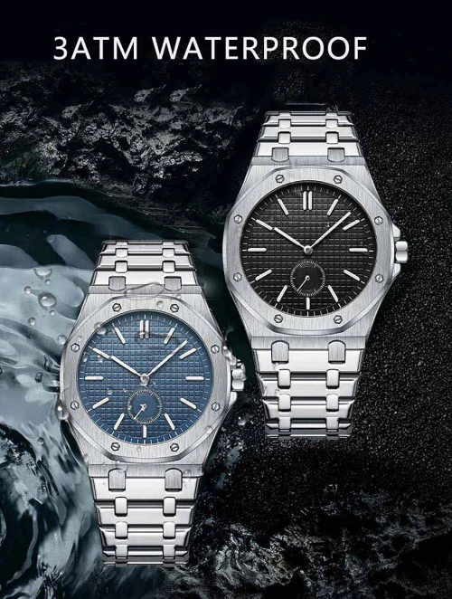 Customizd Business Fashion Stainless Steel Luminous Quartz Watch