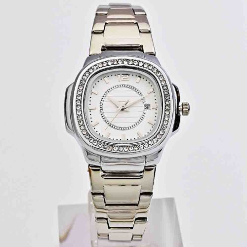 Hot Sell Customization Diamond Square Stainless Steel Water Resistant  Quartz Watch For Women