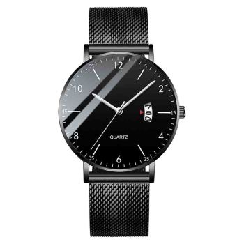 Waterproof luminous Classic Fashion Brand Alloy Case Stainless Steel Back Calender Custom Design Man Wrist Quartz Watches