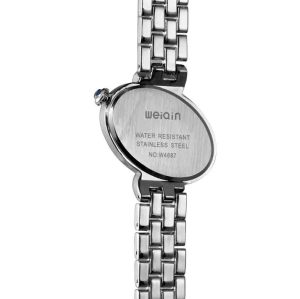 Custom New Design Ovale Stainless Steel DiamondWaterproof Montre Femme Lady Quartz Watches Orologio