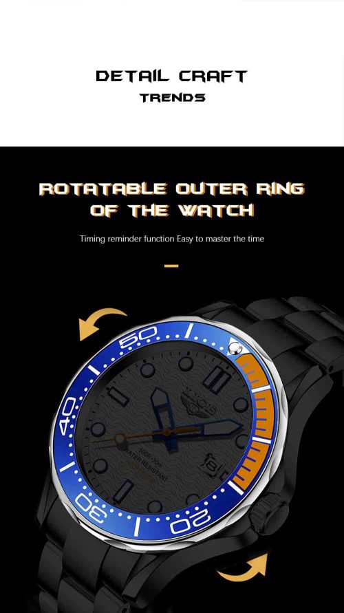 High Quality Manufacturer OEM Waterproof Stainless Steel Luxury Watch Men Wrist Custom Logo Quartz Watch For Men Orologio Uomo