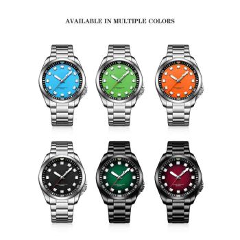 Fashion Stainless Steel Herren Uhren Water Resistant Custom Wristwatch Quartz Men Relojes Orologio