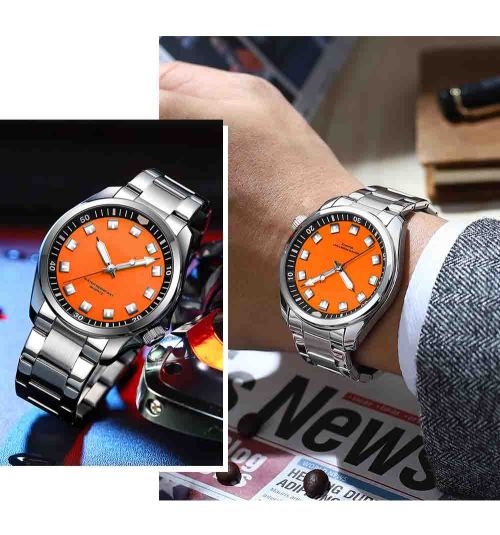Fashion Stainless Steel Herren Uhren Water Resistant Custom Wristwatch Quartz Men Relojes Orologio