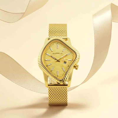 Custom Unique Design Twisted Uhren Herren Stainless Steel Men Mechanical Watch Orologio Automatico