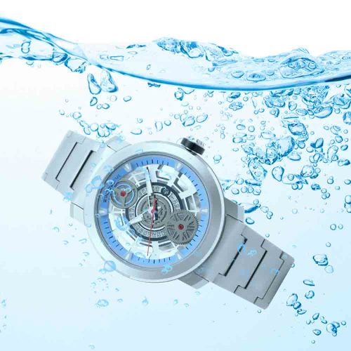 Custom Logo Luxury Wrist Watch Stainless Steel Iced Out Skeleton Hollow Dial Automatic Mechanical Watches For Man Orologio Uomo