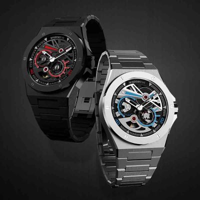 High Quality Men Luxury Stainless Steel Watch Custom Design Fashion Business Luminous Orologi Automatic Mechanical Watch For Men