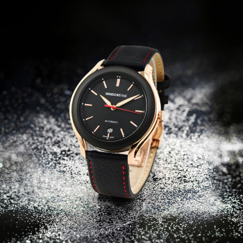 Original Luxury Ultra Thin Watch Men Automatic Mechanical with Date Brand Relogio Masculino Leather Wristwatch Orologio Uomo