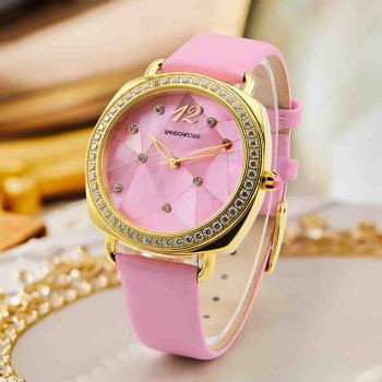 Watch Factory OEM Minimalist Style Uhr Japan Quartz Movement 5Bar Waterproof Diamond For Women