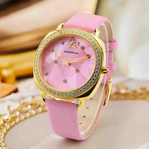 Watch Factory OEM Minimalist Style Uhr Japan Quartz Movement 5Bar Waterproof Diamond For Women