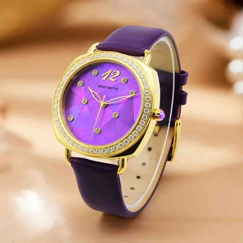 Watch Factory OEM Minimalist Style Uhr Japan Quartz Movement 5Bar Waterproof Diamond For Women