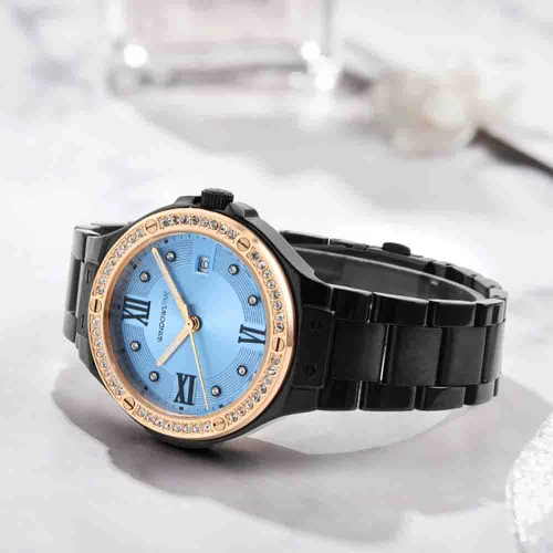 Private Label OEM ODM Factory Stainless Steel Waterproof Wrist Luxury Quartz Watch for Women
