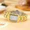 Elegant 5 ATM Waterproof Montres Square Custom Quartz Watch Bracelet Simple Gold Luxury Women