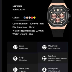 Orologio Uomo Uhr Uhren Herren Reloj Para Hombre Custom Unique Designer Chronograph Watches For Men