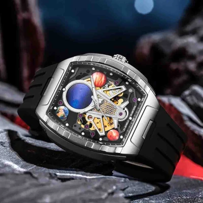 Stainless Steel Custom Logo Waterproof Orologio Uomo Montre Homme OEM ODM Mechanical Watch for Men